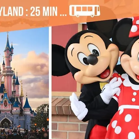 Disneyland 15min - Parking Prive/netflix